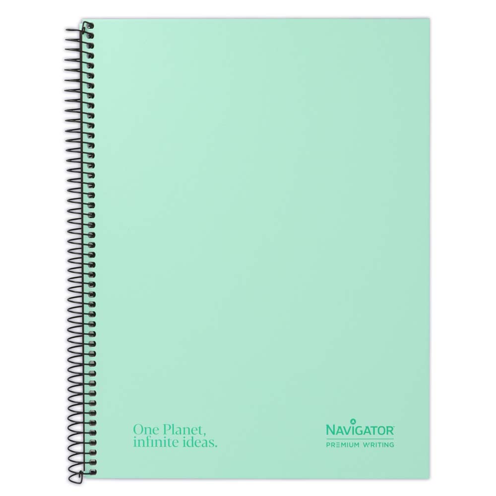 CADERNO FOR.A4+80H 80G RAYA MIC.1BANDA MENTA