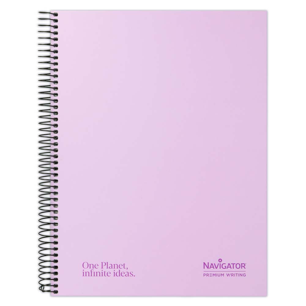 CADERNO FOR.A4+120H 80G RAYA MIC.5BAND LAVA