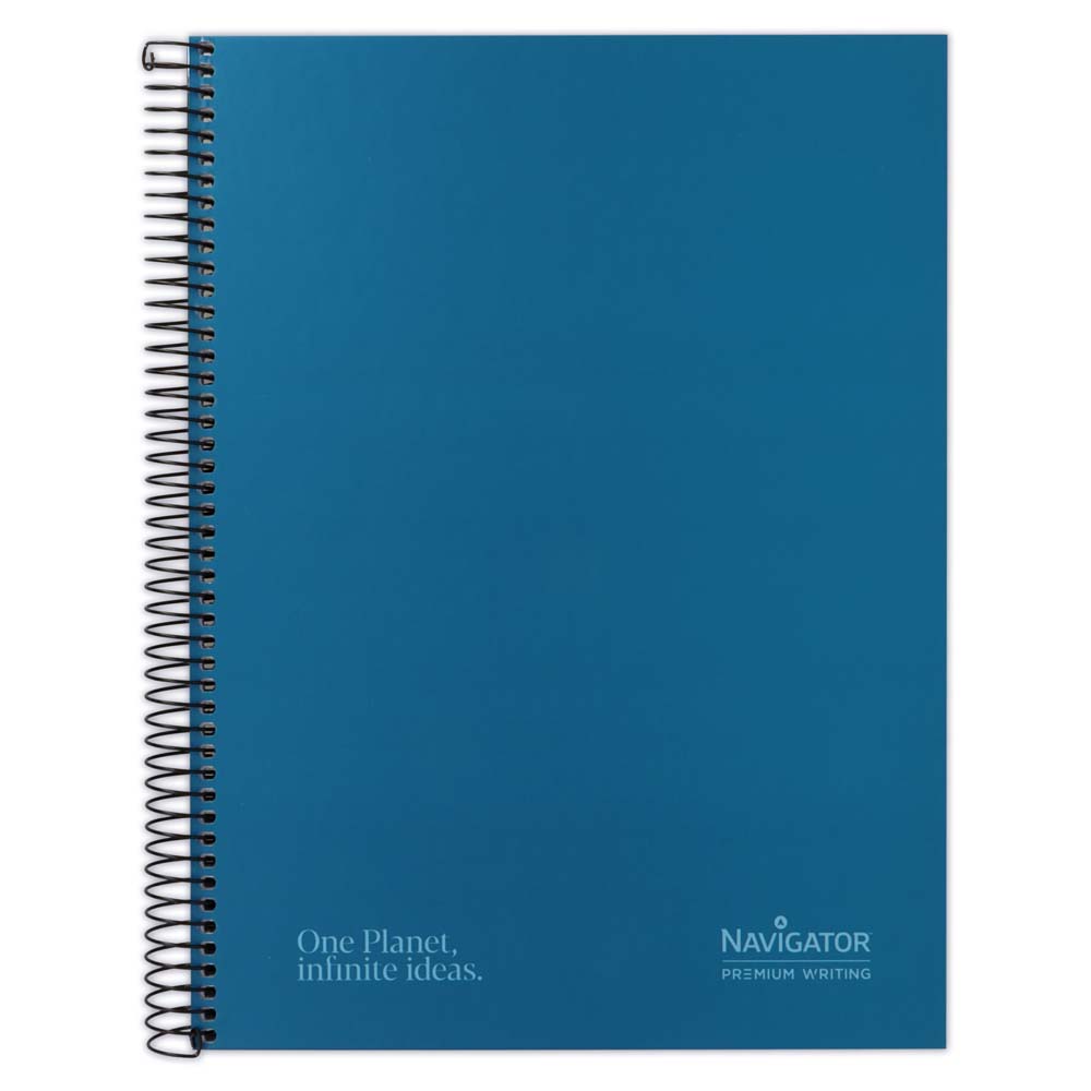 CADERNO FOR.A4+120H 80G C5MM MIC.5BAND AZUL
