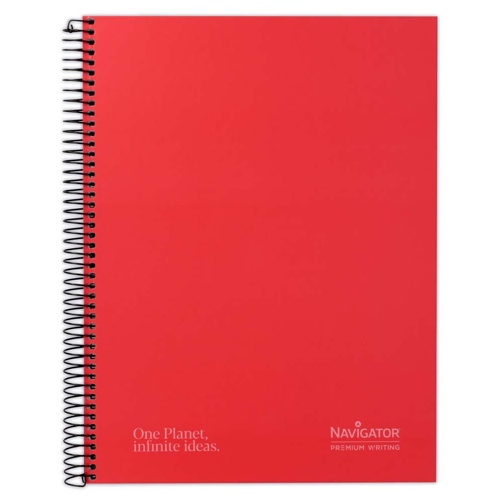 CADERNO FOR.A4+120H 80G C5MM MIC.5BAND ROXO