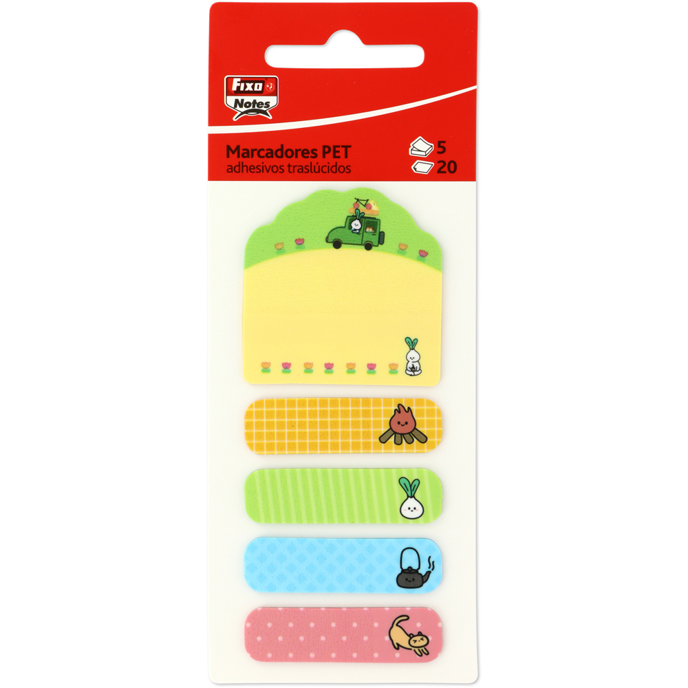 PACK 5 MARCADORES 20H DESENHO SORT.