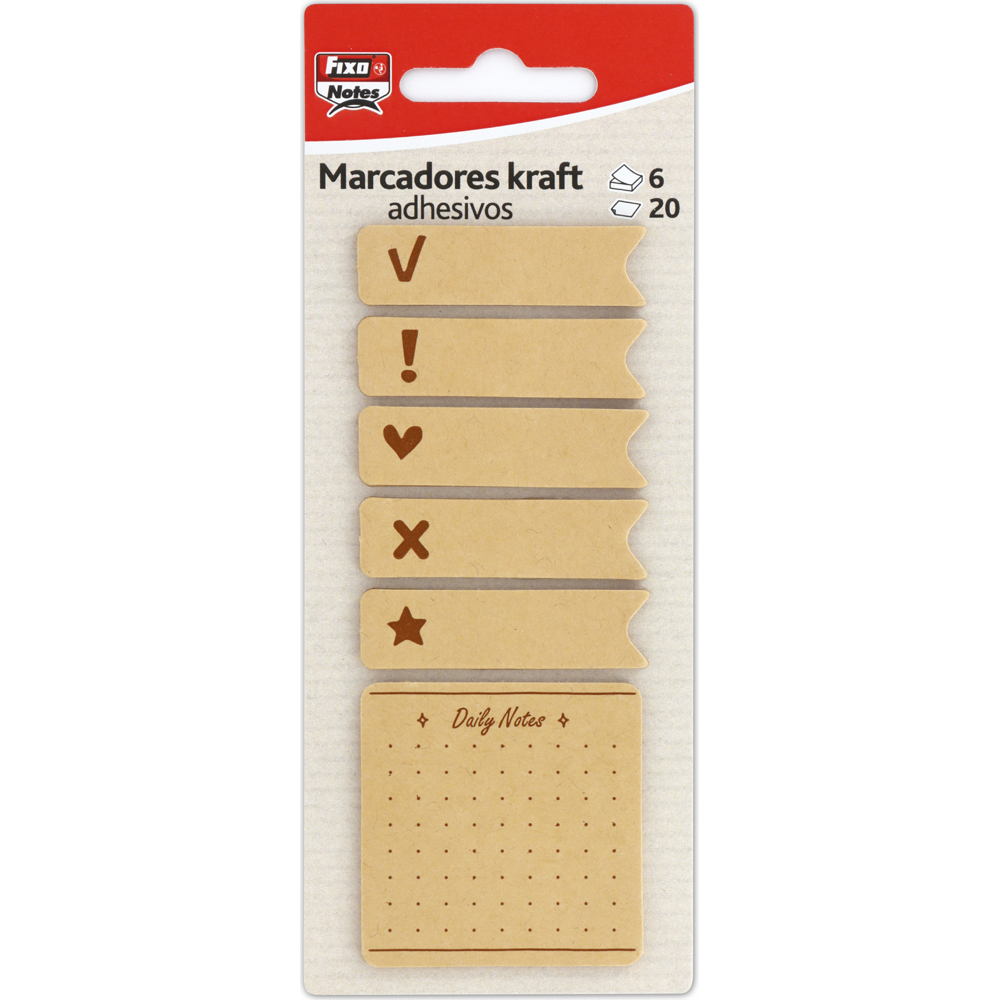 PACK 6 MARCADORES 20H KRAFT DAILY KRAFT