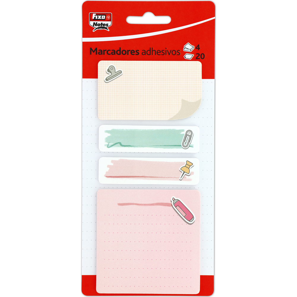 PACK 4 MARCADORES 20H PINZA SURTIDO