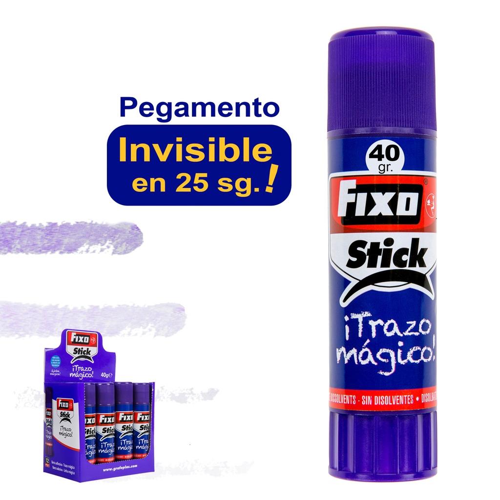 FIXO STICK TRAZO MAGICO ROXO 40G.