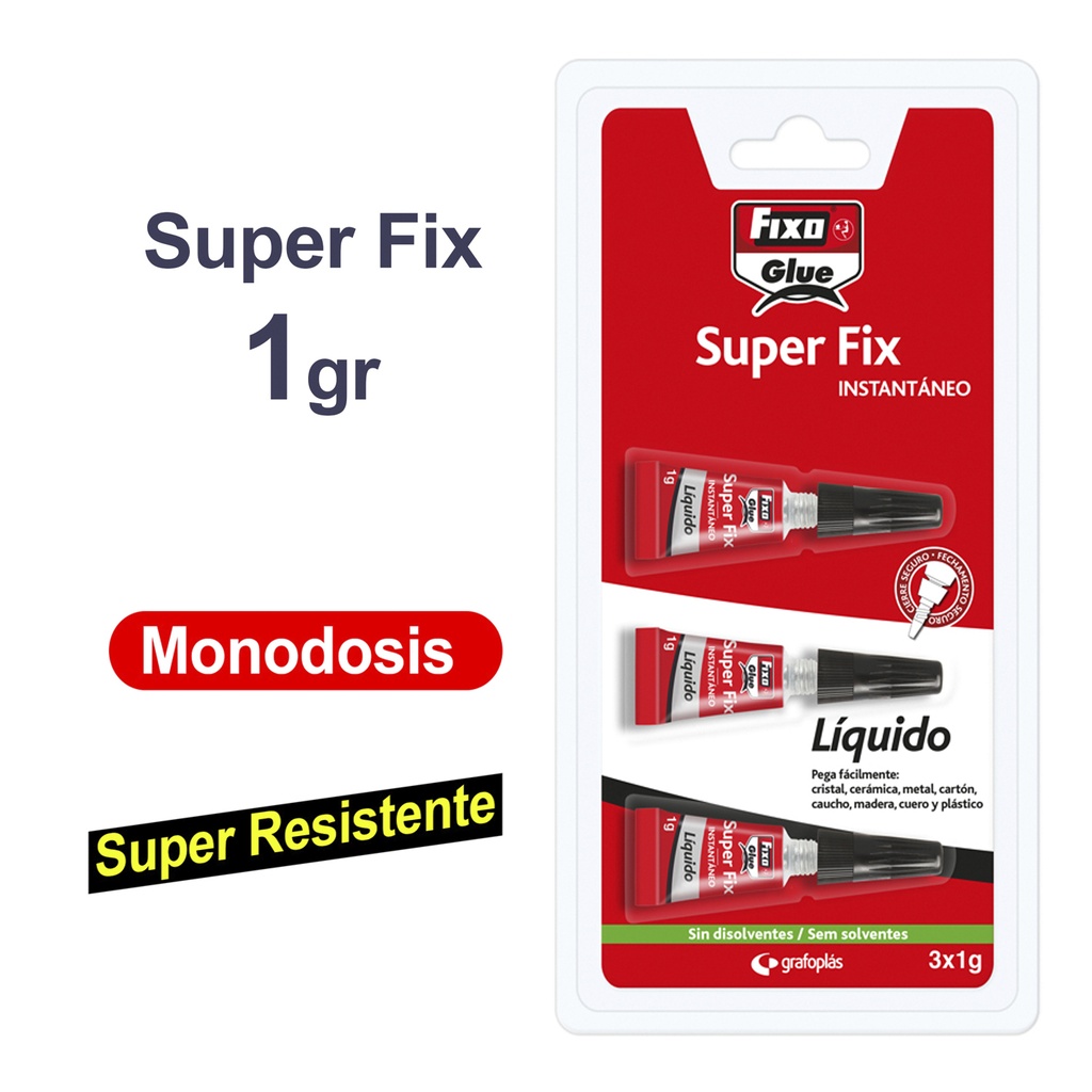 COLA INSTAN.LIQ.3X1G SUPERFIX