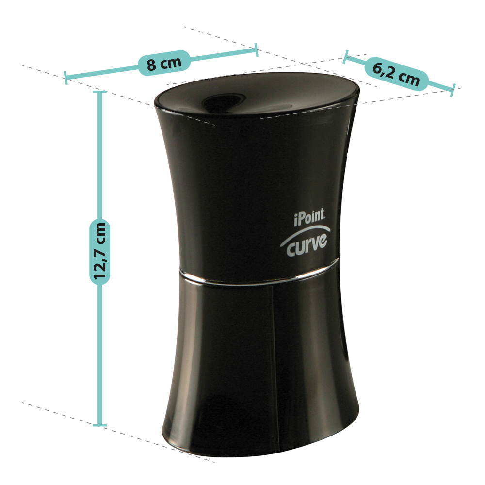 APARA-LÁPIS .ELECT.MICROBAN WESTCOTT NEGRO