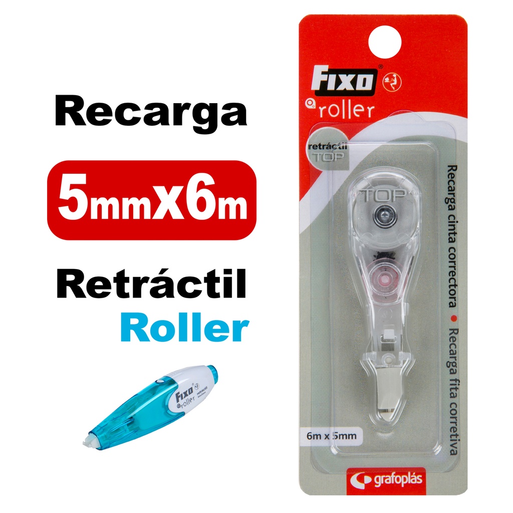 RECARGA FITA CORRE.RETRACT.FIXO ROLLER