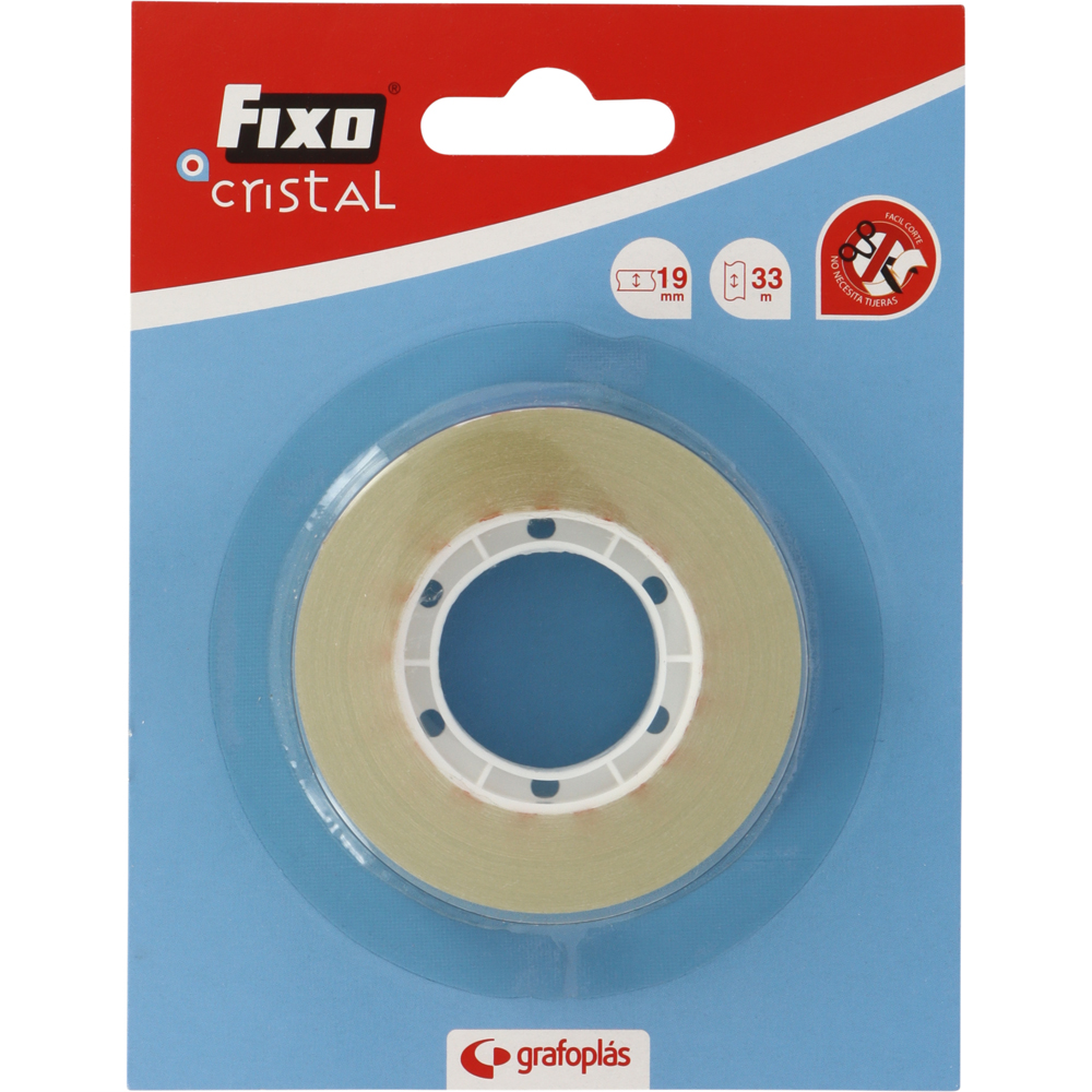 BLS FITA ADESIVA 19MMX33M FIXO CRISTA