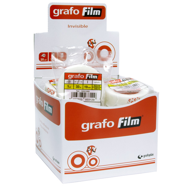 EMB. ROLO GRAFOFILM 19X33 INVISIBLE