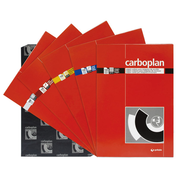 CAIXA 100 CARBOPLAN NEGRO MAQ.ESCRIB