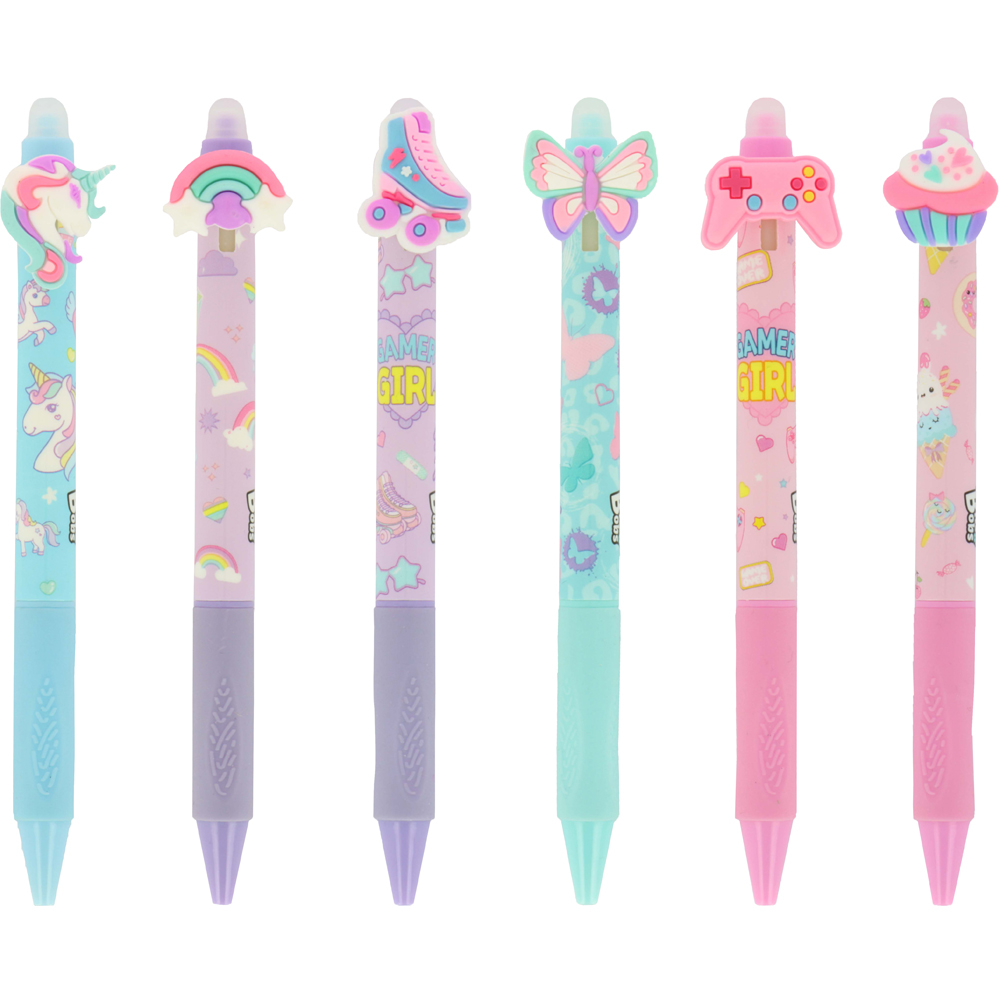 BOLI GEL BORR C/GRIP 0,7MM SURT CUTE D36