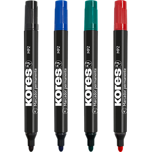 MARCADOR PERMANENTE ROXO P.CONICA MP2