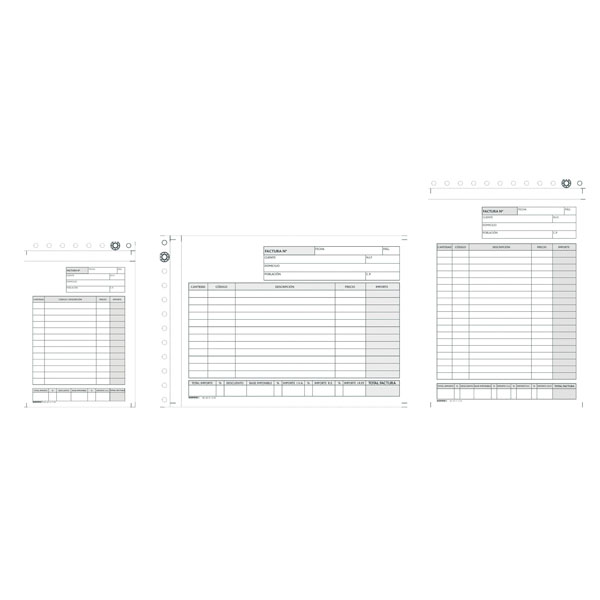 FACTURA 4oNATURAL TRIPLICADO