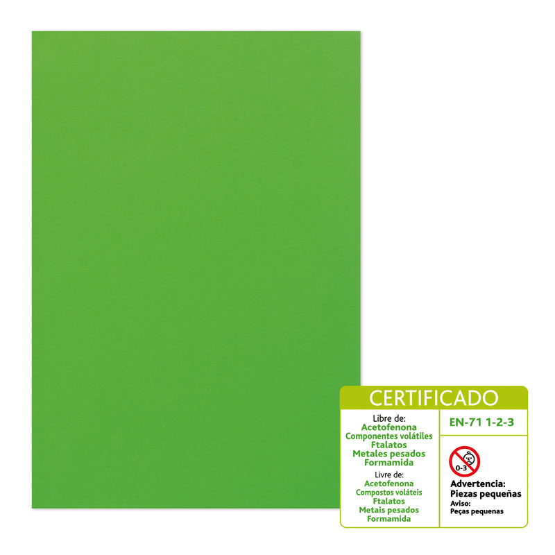 BOLSA 10 LAMINA GOMA EVA 2MM 40X60 V.CLA