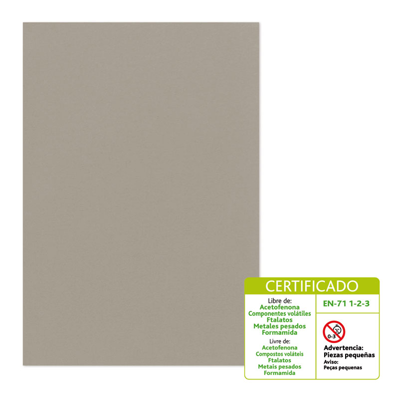 BOLSA 10 LAMINA GOMA EVA 2MM 40X60 GRIS