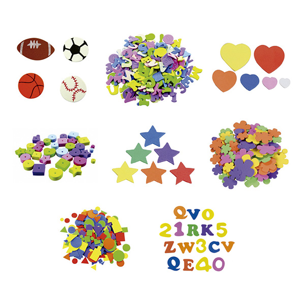 PACK 108 FIGURAS G. EVA ADH.LETRAS Y NUM