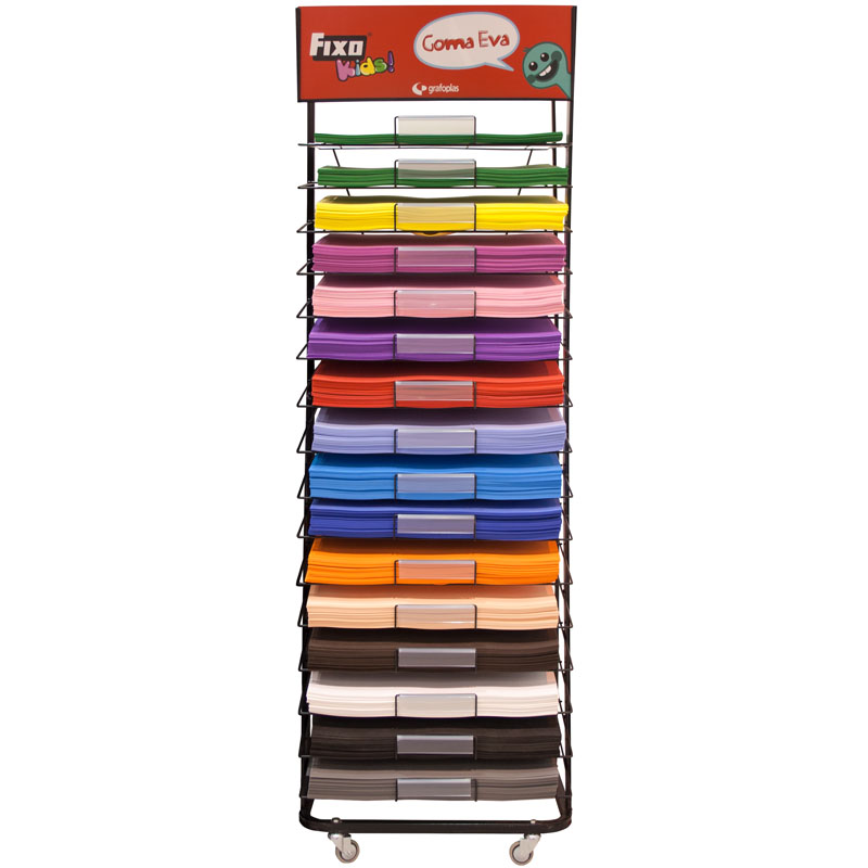 EXP.METÁLICO G.EVA 40X60 2MM 16COL.SURT