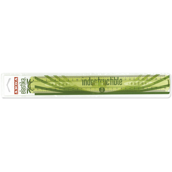 REGUA TRIPLO DECIME.30CM ELASTIKA