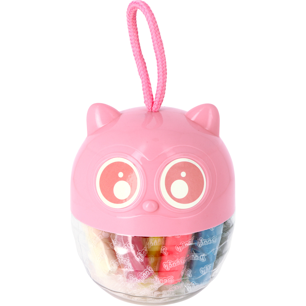 BUHO PLASTILINA 18C 162G+5ACCESORIO ROSA