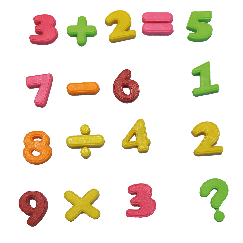 PACK 27 NUMEROS Y SIGNOS IMANTADOS