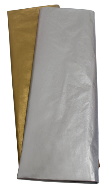 PACK 10 PAPEL SEDA 50X75 PLATA