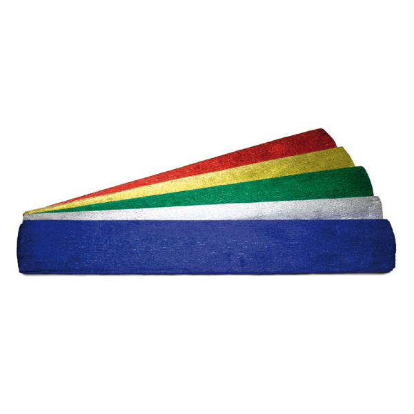 ROLO P.CRESPON 0,50X2,5M. 35G.PLATA MET