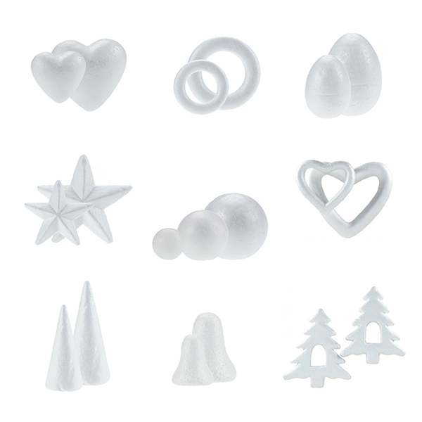 PACK 3 FIG.POLIESPAN BOLAS 10CM