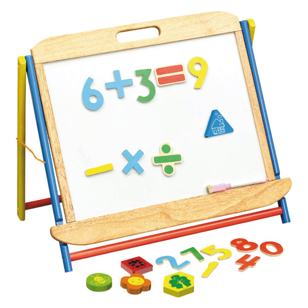 PIZARRA DOBLE CARA MAGNETICA+TIZAS