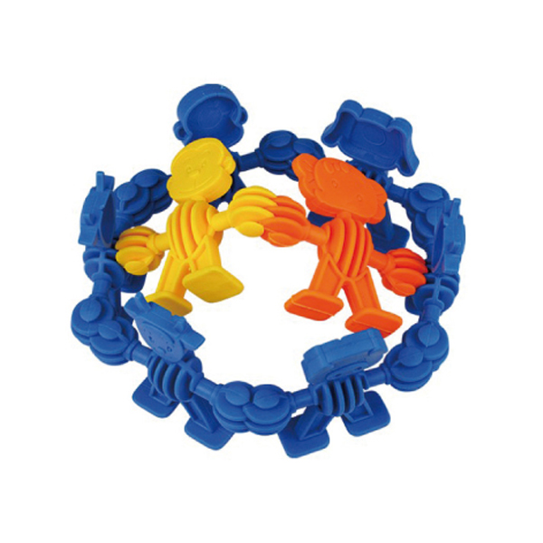 BOLSA 90 PIEZAS GOMA ANIMALES J.CONSTR