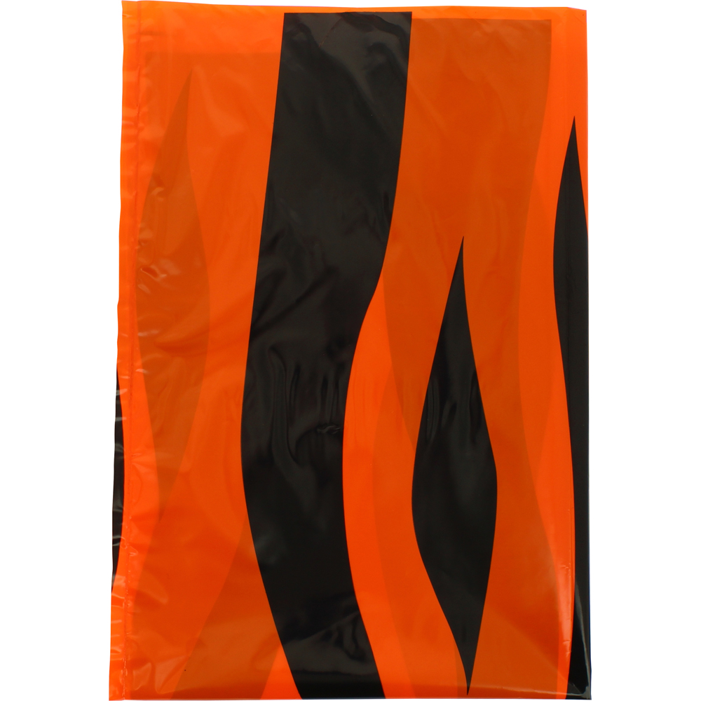 PACK5 BOLSAS DISFRAZ65X90 IMPR NARAN/NEG