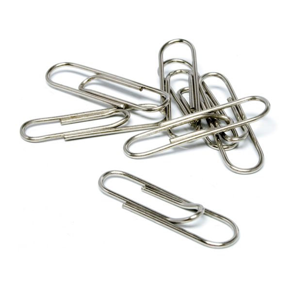 CAIXA 100 CLIPS NIQUEL LABIADOS 42MM KORES