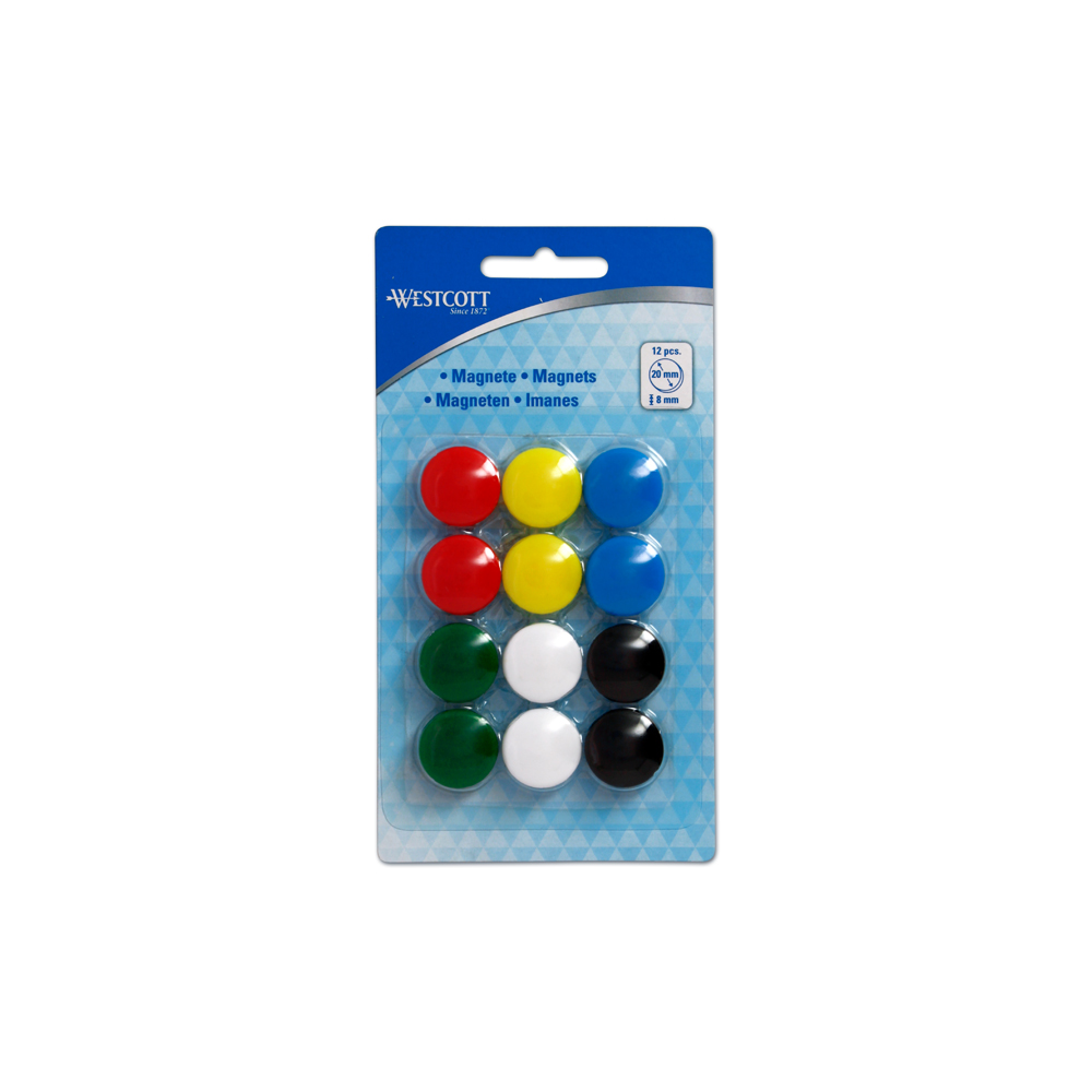 BLS 12 IMANES 20MM SORTIDO WESTCOTT