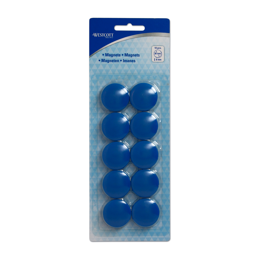BLS 10 IMANES 30MM AZUL WESTCOTT