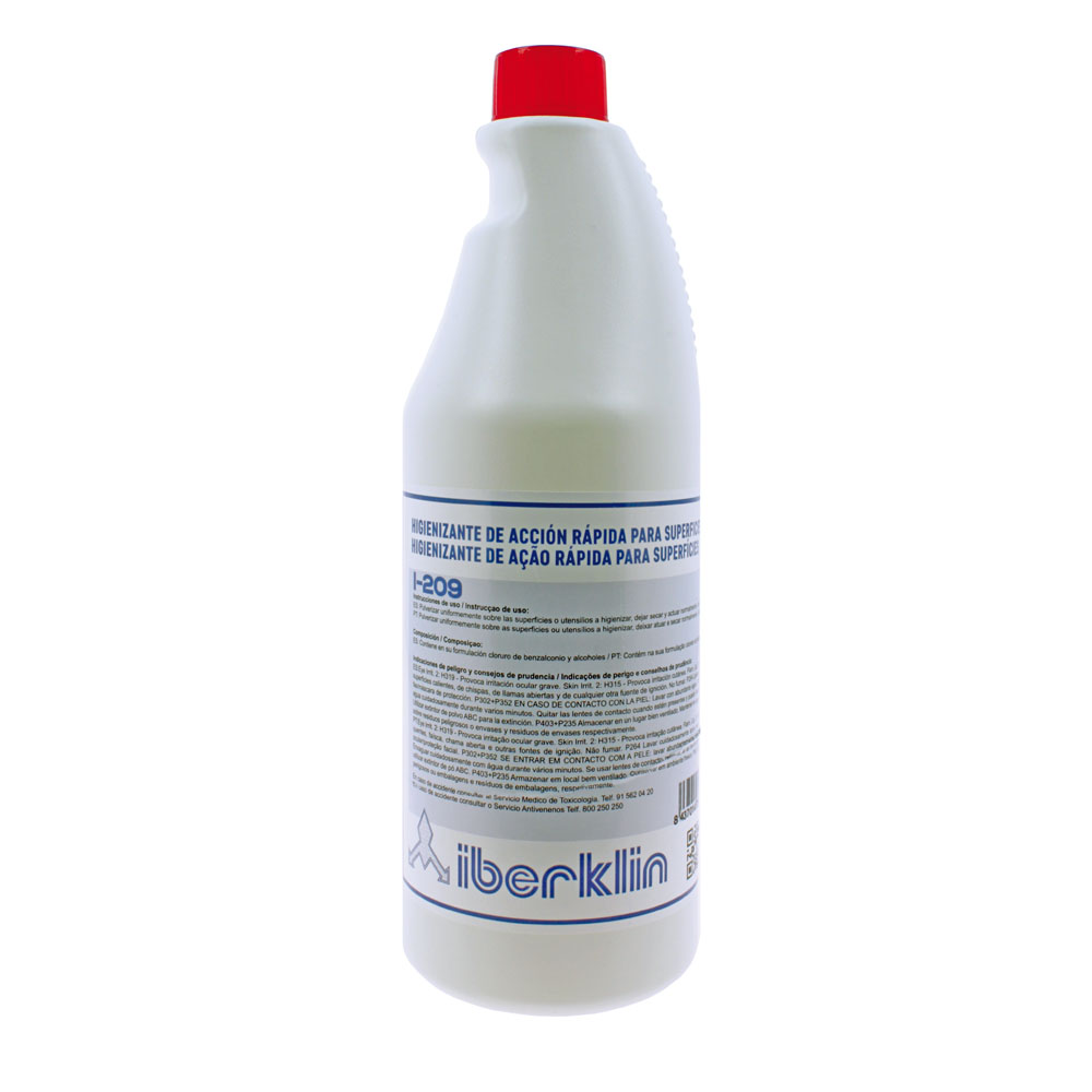 HIGIENIZANTE AC.RAP.SUPERF.T/750ML+4PIST