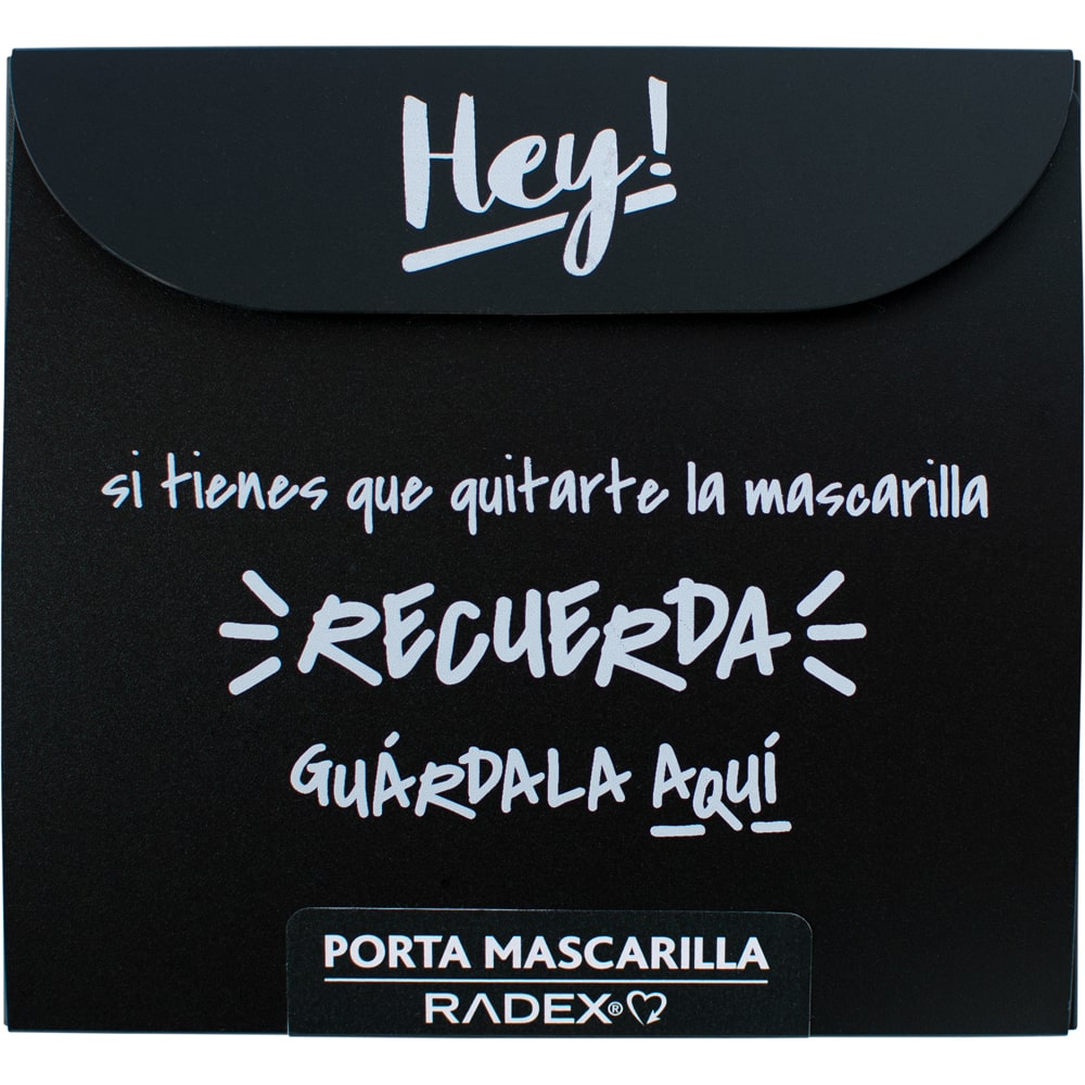 PORTA MASCARAS FFP2 PP NEGRO RADEX