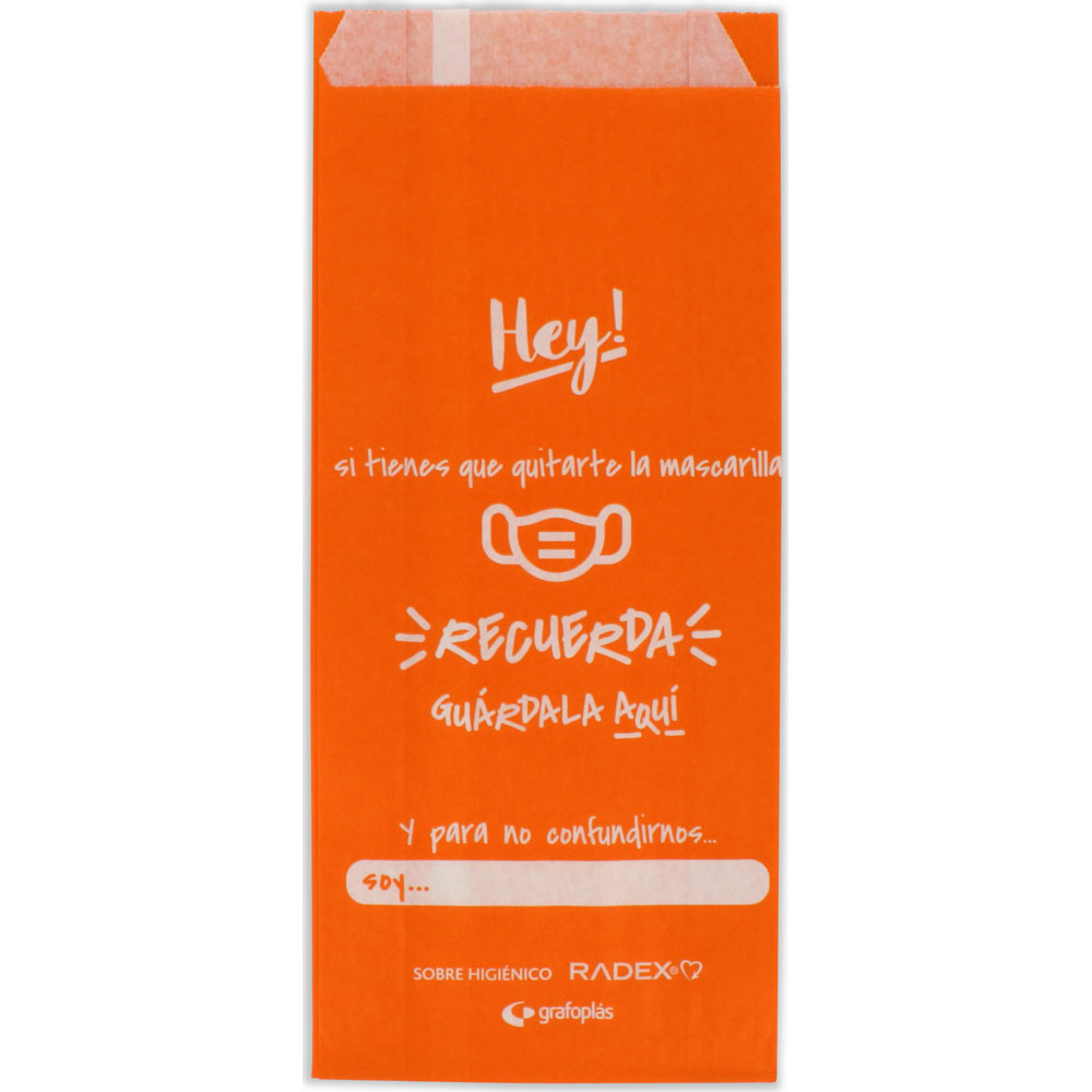 PACK10 EMB.S PAPEL C/FOLE NARAN RADEX