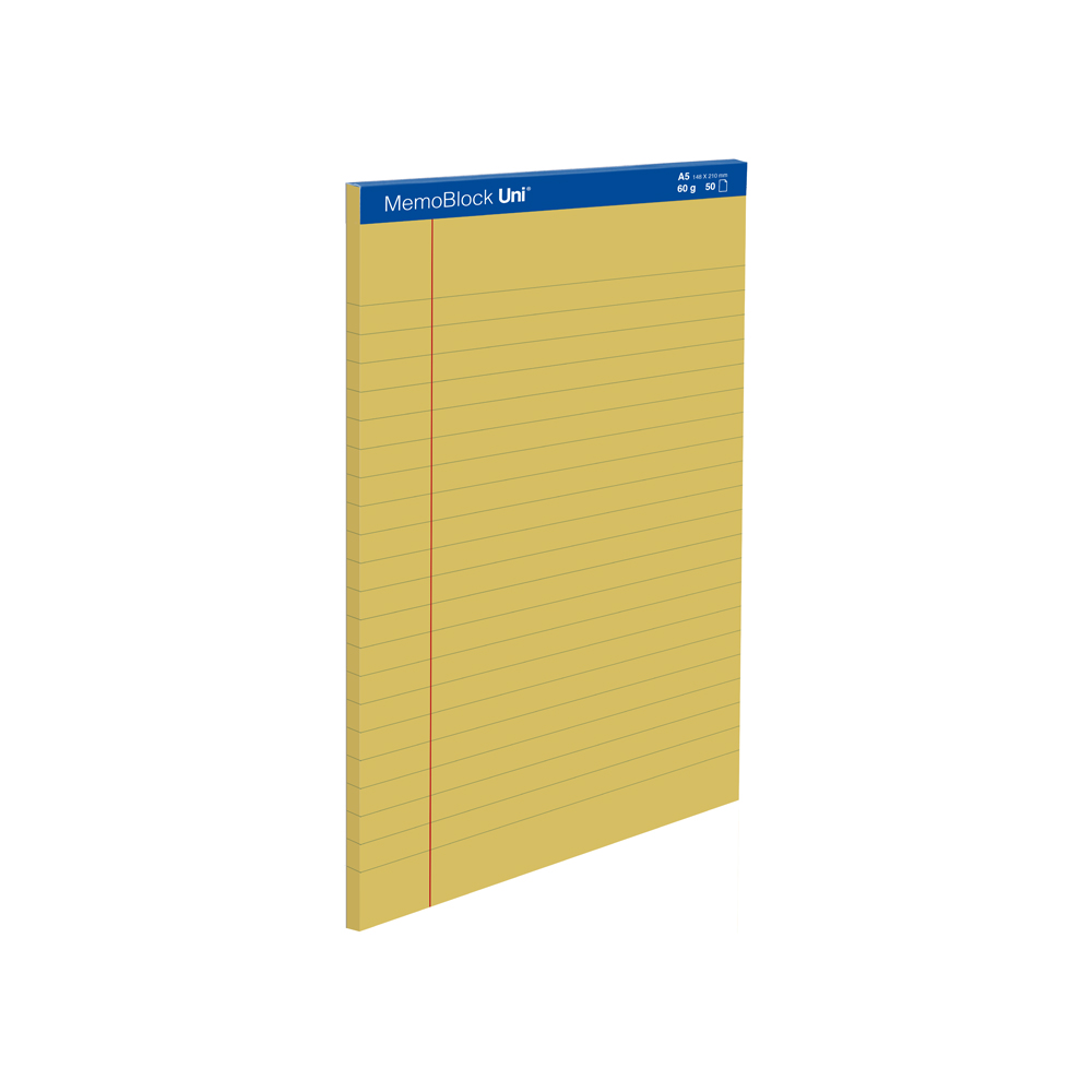 BLOC LEGAL A5 50H 60G PAUTADOO MEMOBLOCK