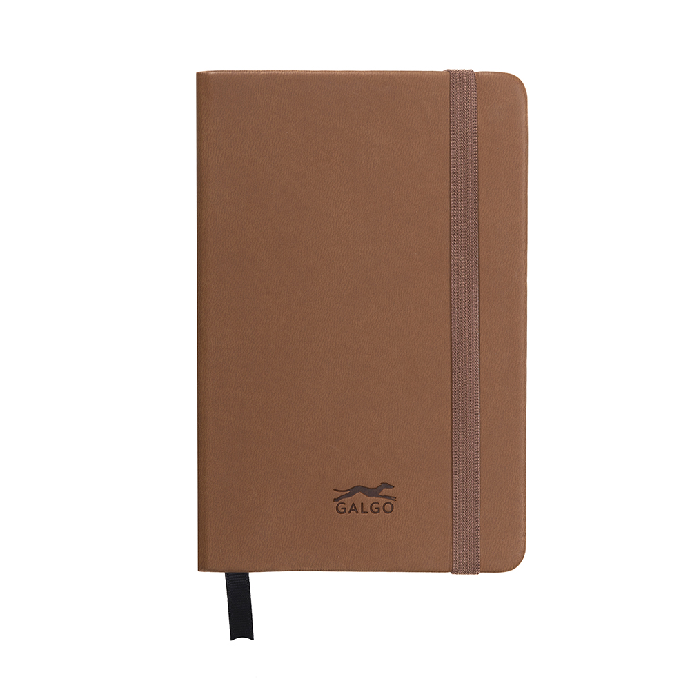 BLOCO DE NOTAS GALGO A6 80H 100G CADERNO MARRON