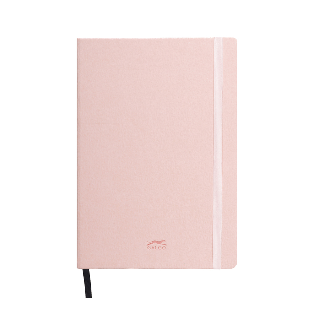 BLOCO DE NOTAS GALGO A5 80H 100G LISO ROSA