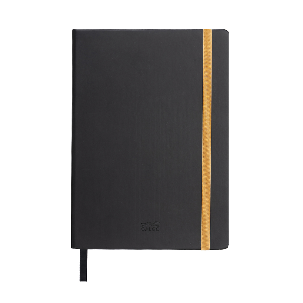 BLOCO DE NOTAS GALGO A5 80H 100G CADERNO NEGRO
