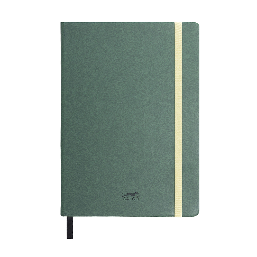 BLOCO DE NOTAS GALGO A5 80H 100G CADERNO VERDE O