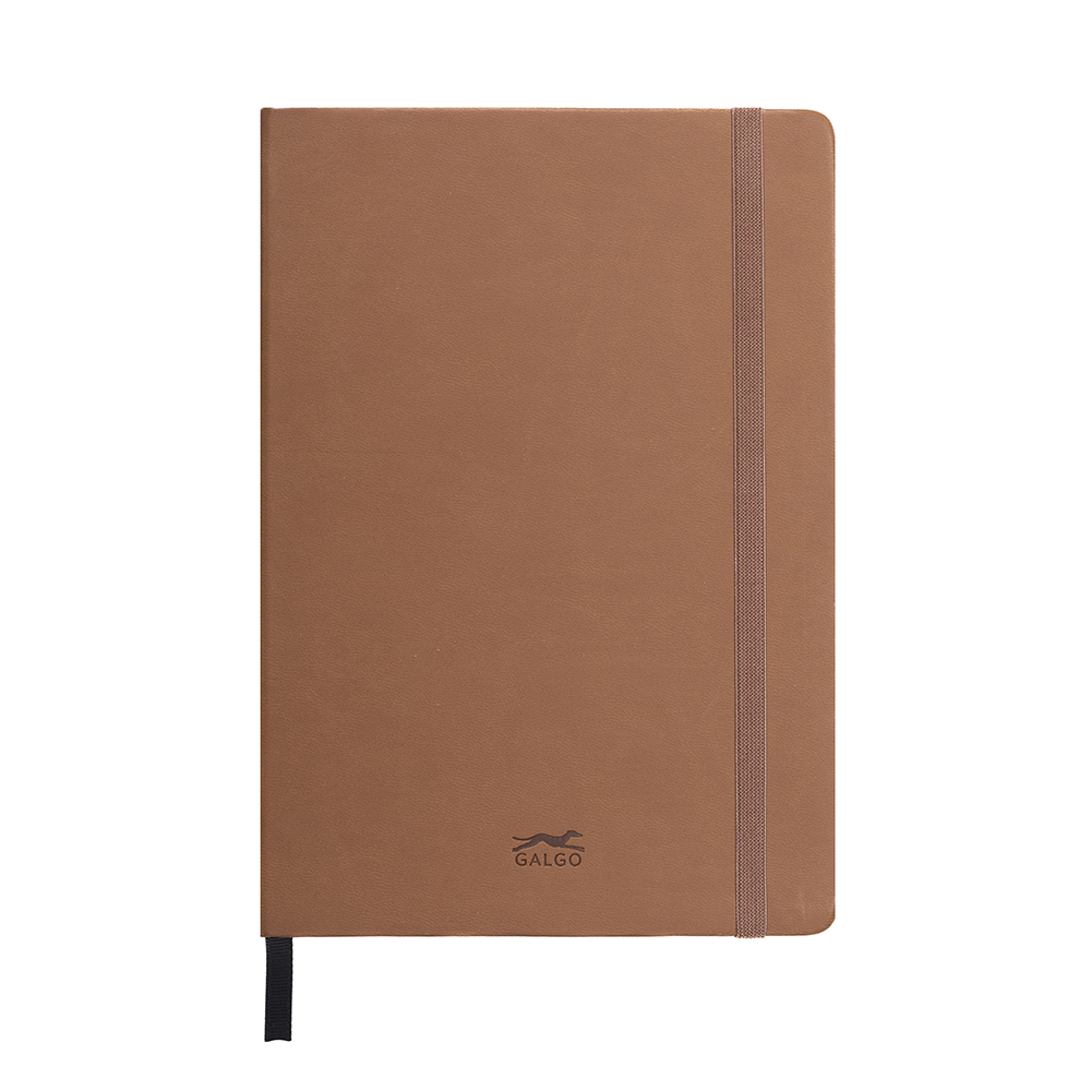 BLOCO DE NOTAS GALGO A5 80H 100G CADERNO MARRON
