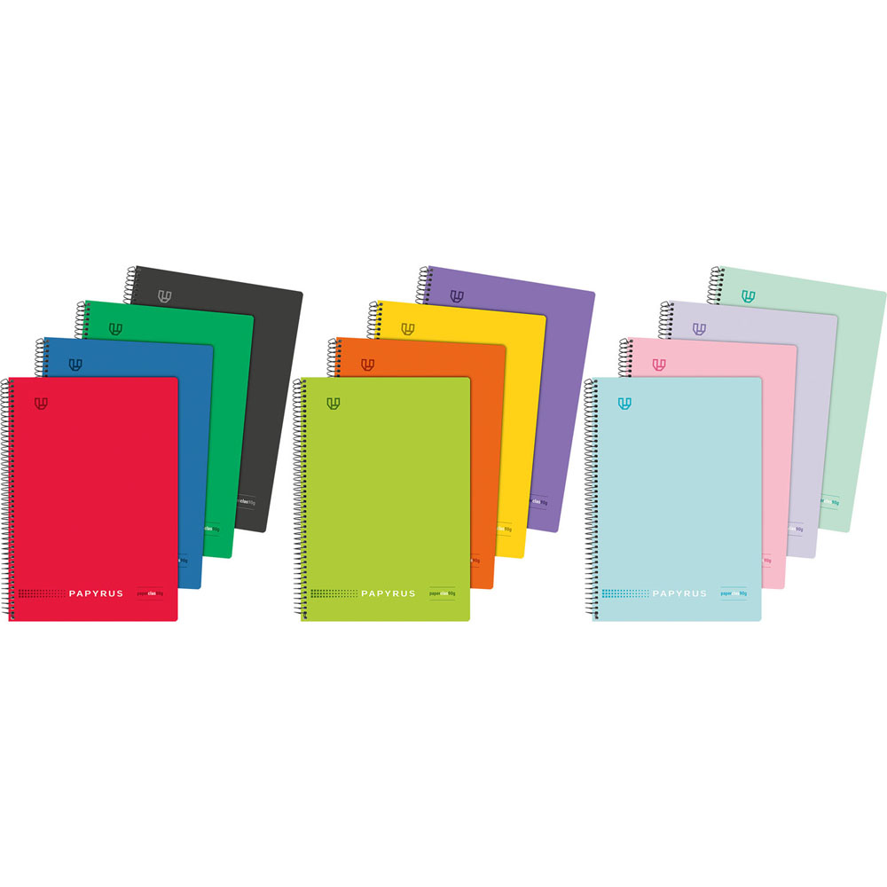 CADERNO PP PAPY UNI5 A4+ 120H/90G 5X5 LAV S