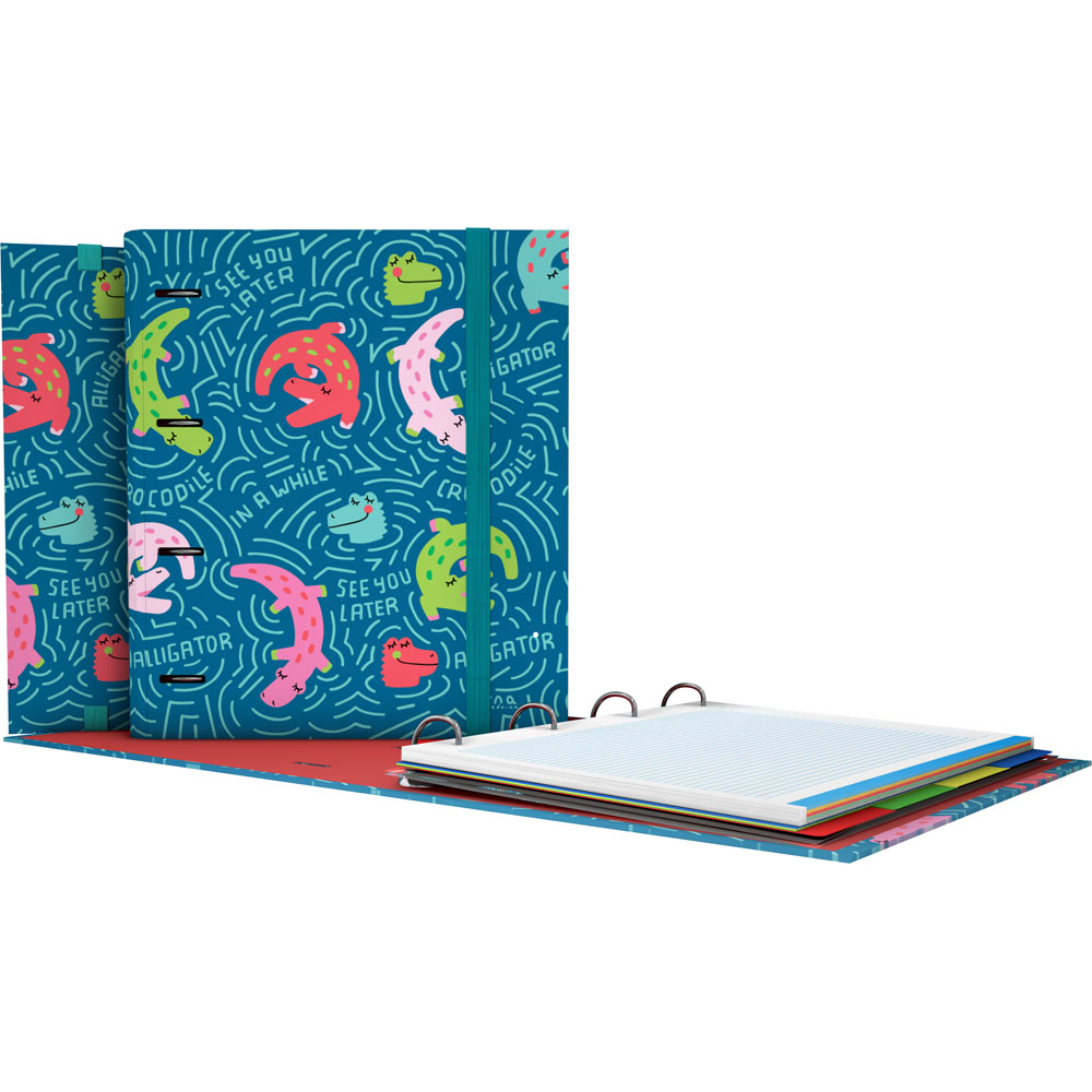 CARPEBOOK 4D35 A4 EC ALLIGATOR