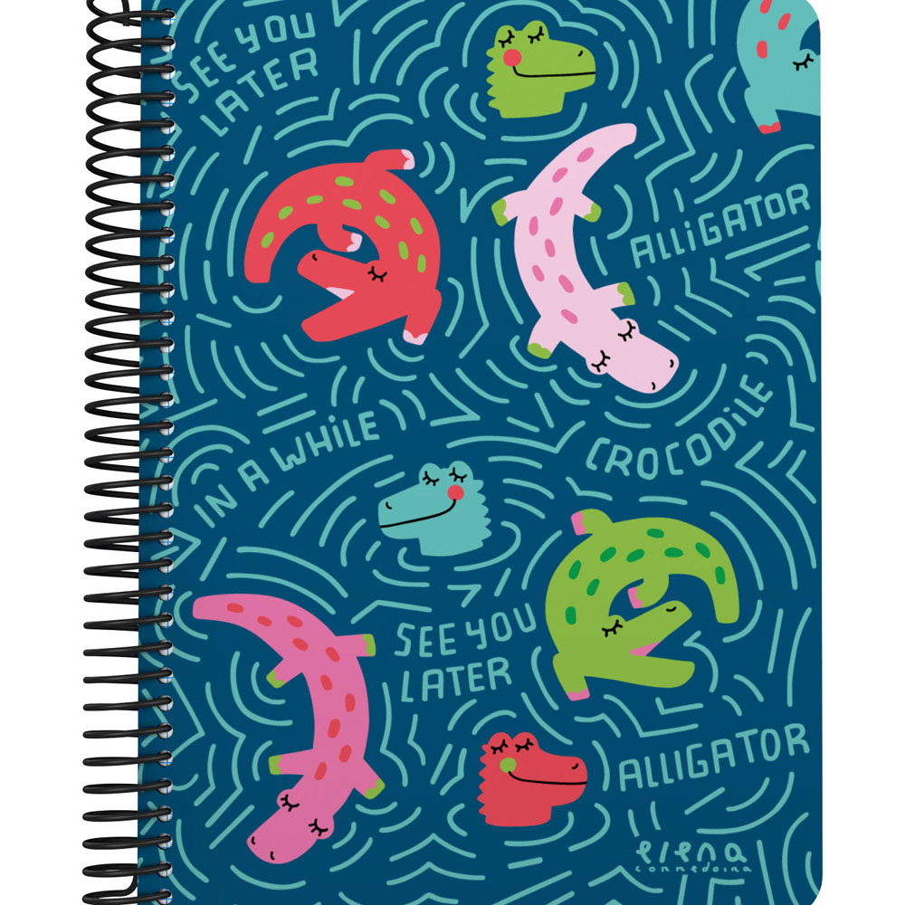 CADERNOPP 4o 80H 90G C4MM EC ALLIGATOR