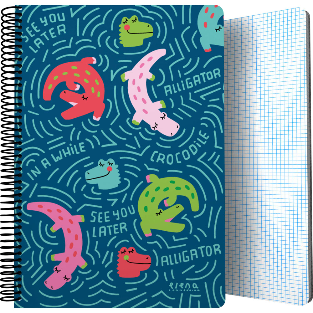 CADERNOPP Fo 80H 90G C4MM EC ALLIGATOR