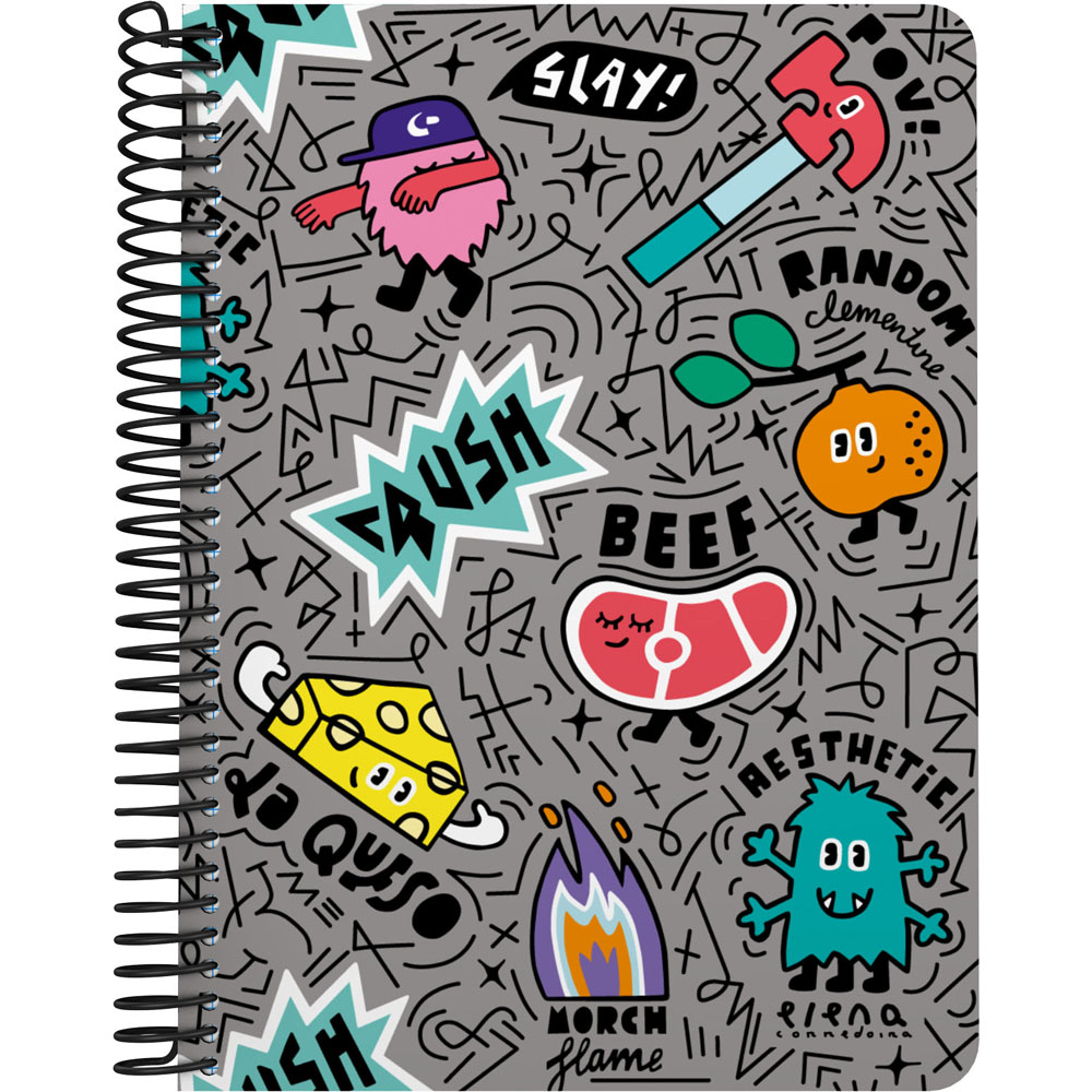 CADERNOPP 4o 80H 90G C4MM EC RANDOM