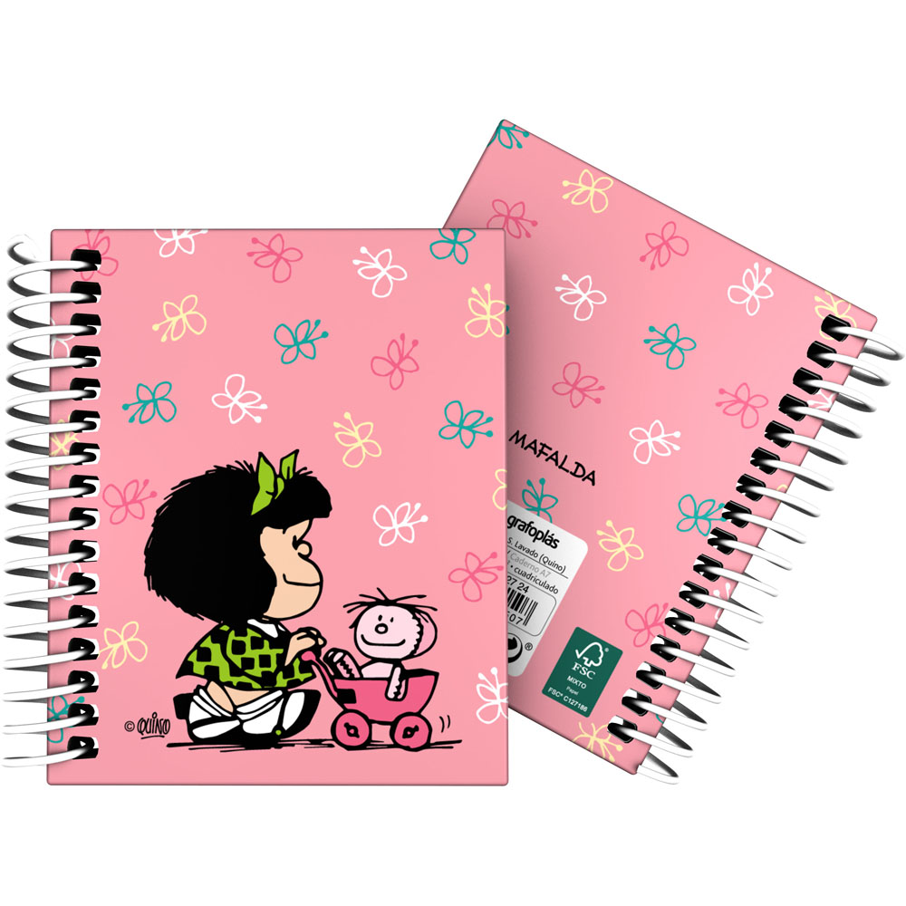 CADERNO FOR.A7 C5MM MAFALDA BABY CART