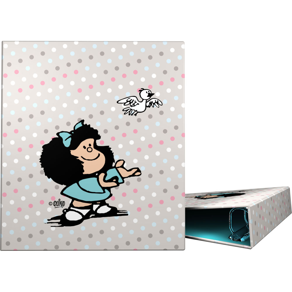 PASTA 4D40MM FOR. A4 MAFALDA BIRD