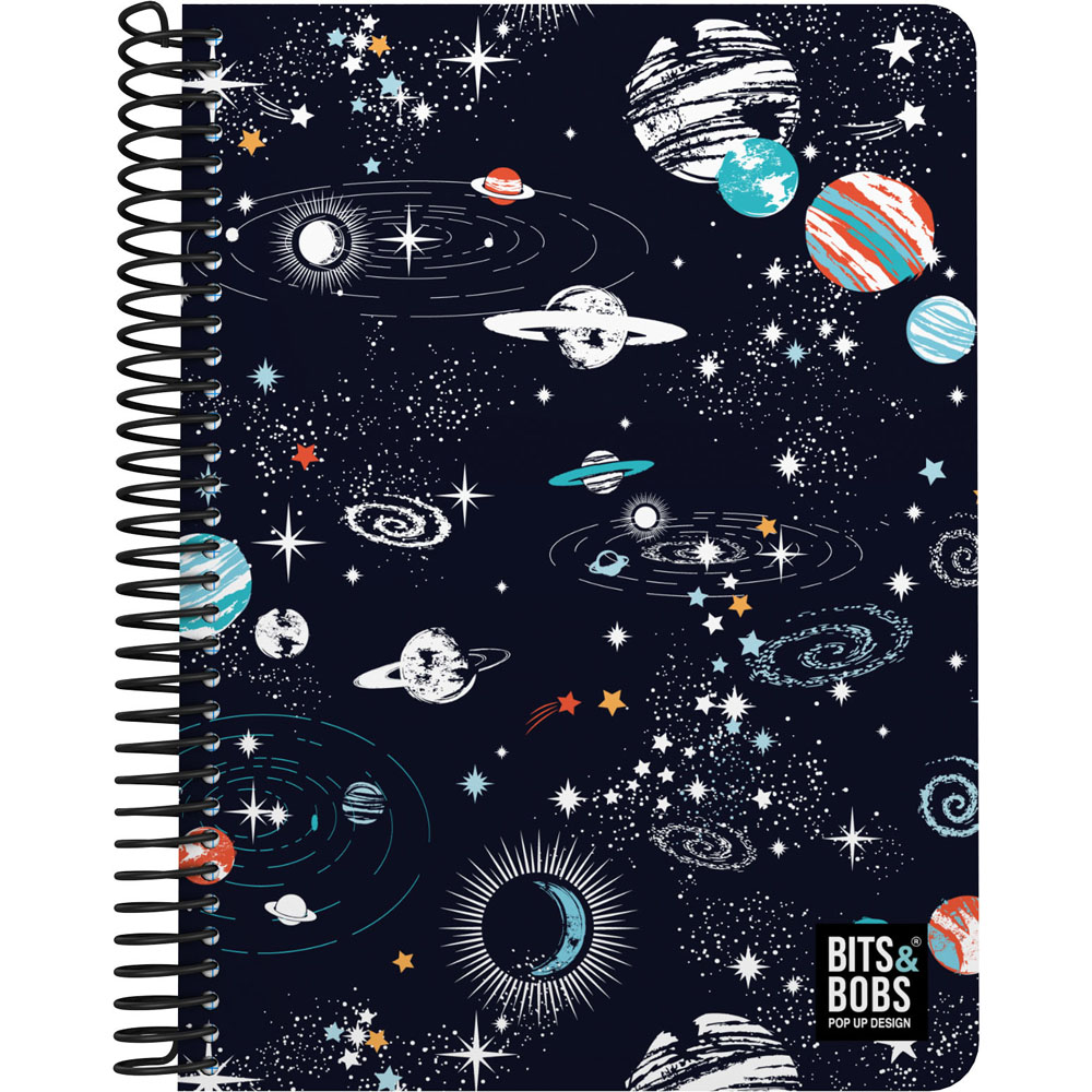 CADERNOPP 4o 80H 90G C4MM B&B COSMOS